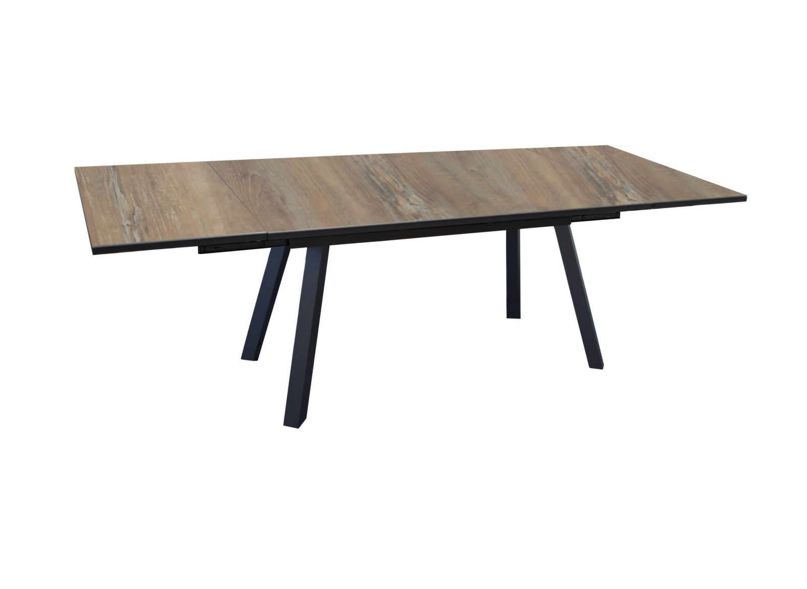Table Agra 180/230/280 cm, plateau à lames Fundermax®
