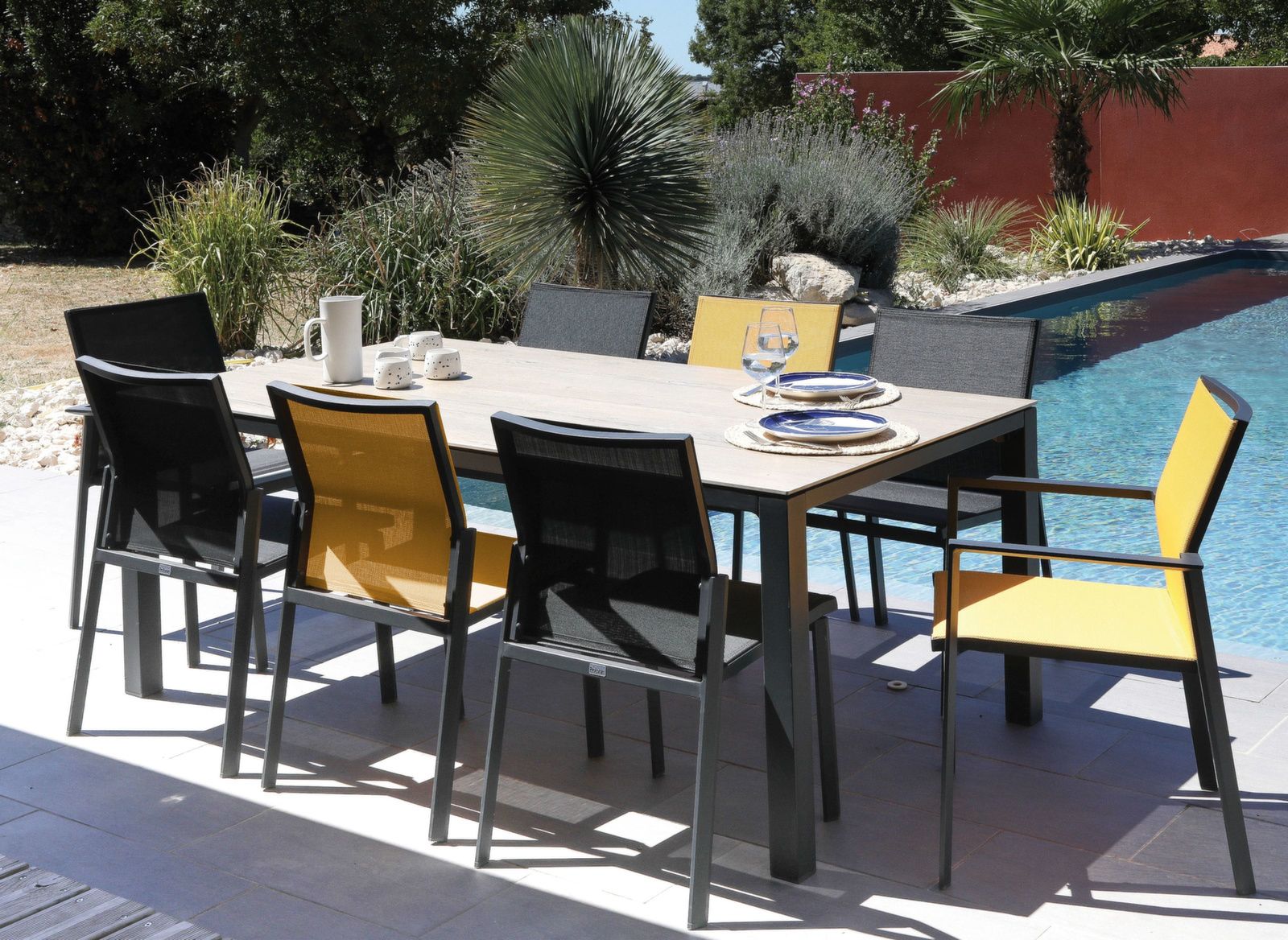 Table Stoneo 220 cm plateau Kedra®