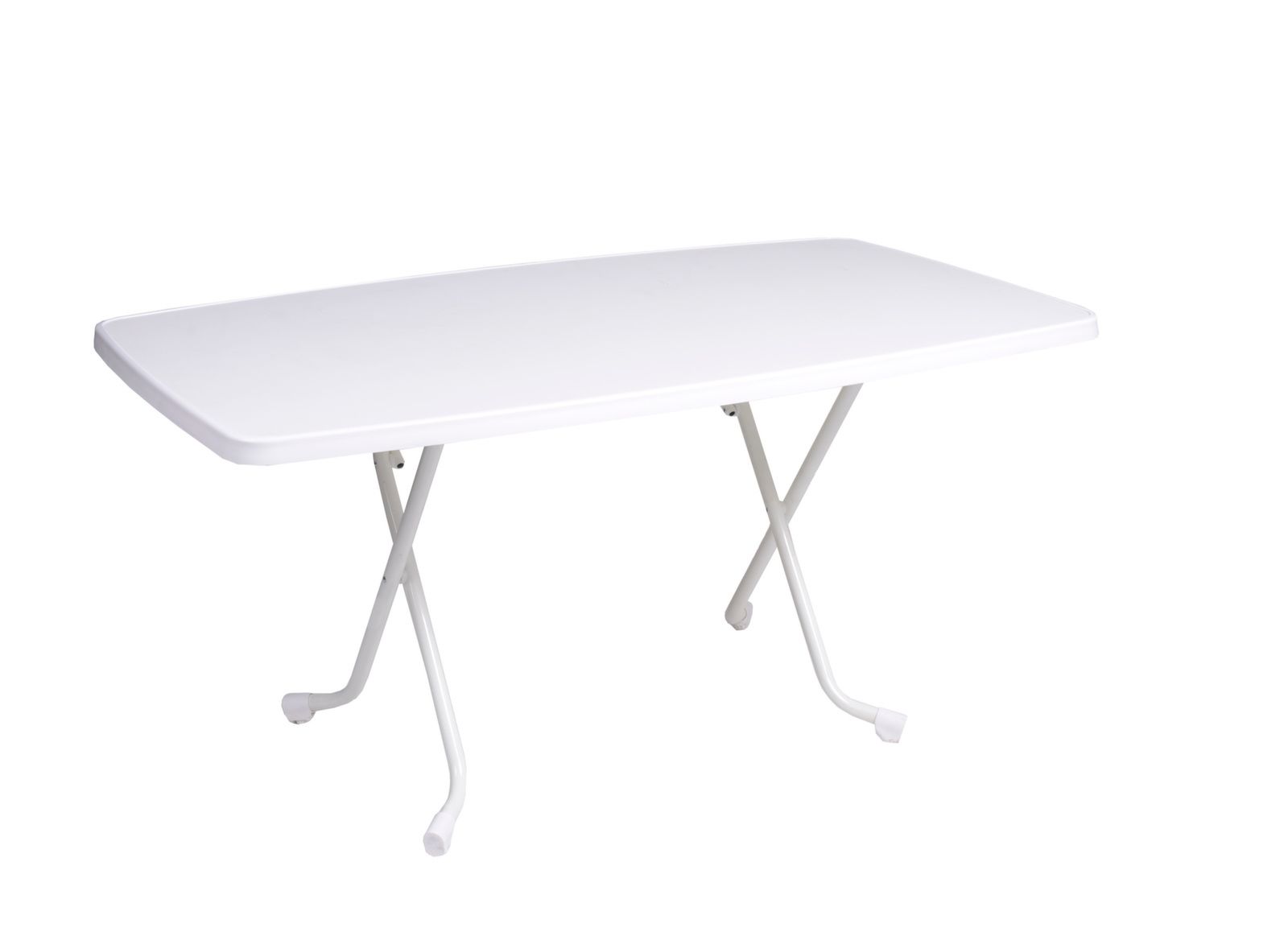 Table Pliante Boulevard SIEGER – Plateau Vivodur Anthracite 140 X 90 Cm – Résistante Aux Intempéries – Pour Jardin Ou Intérieur