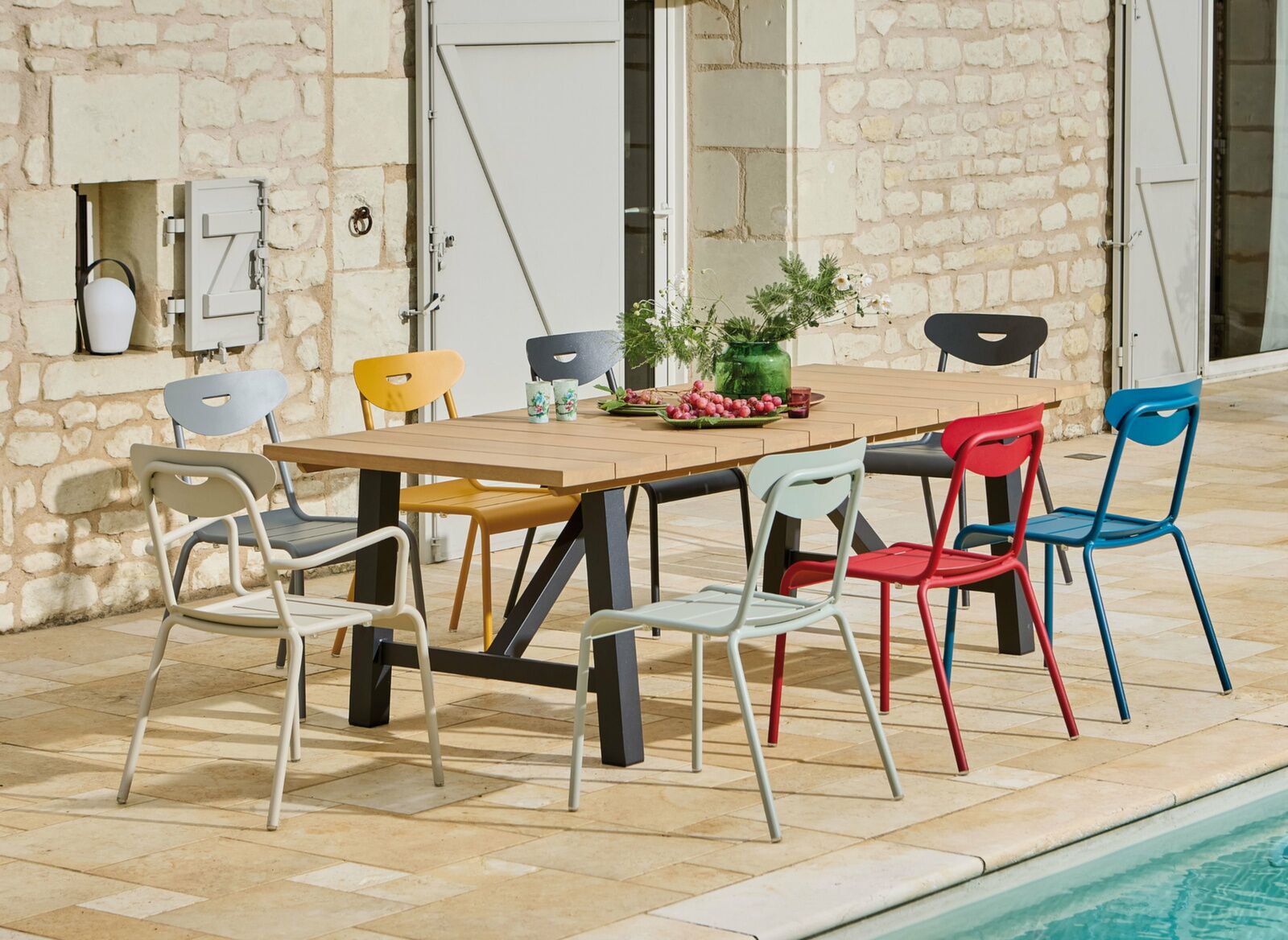 Chaise empilable Smiley