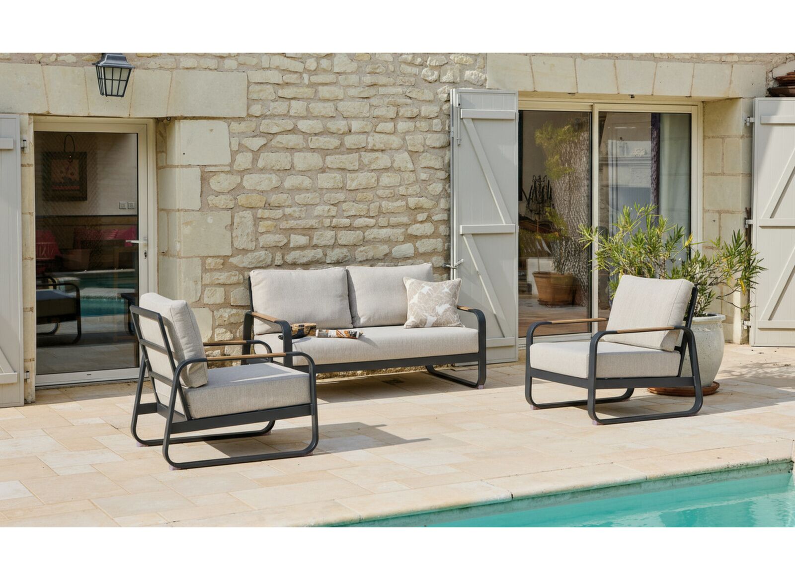 Ensemble détente Colibri (2 fauteuils + canapé 2 places)