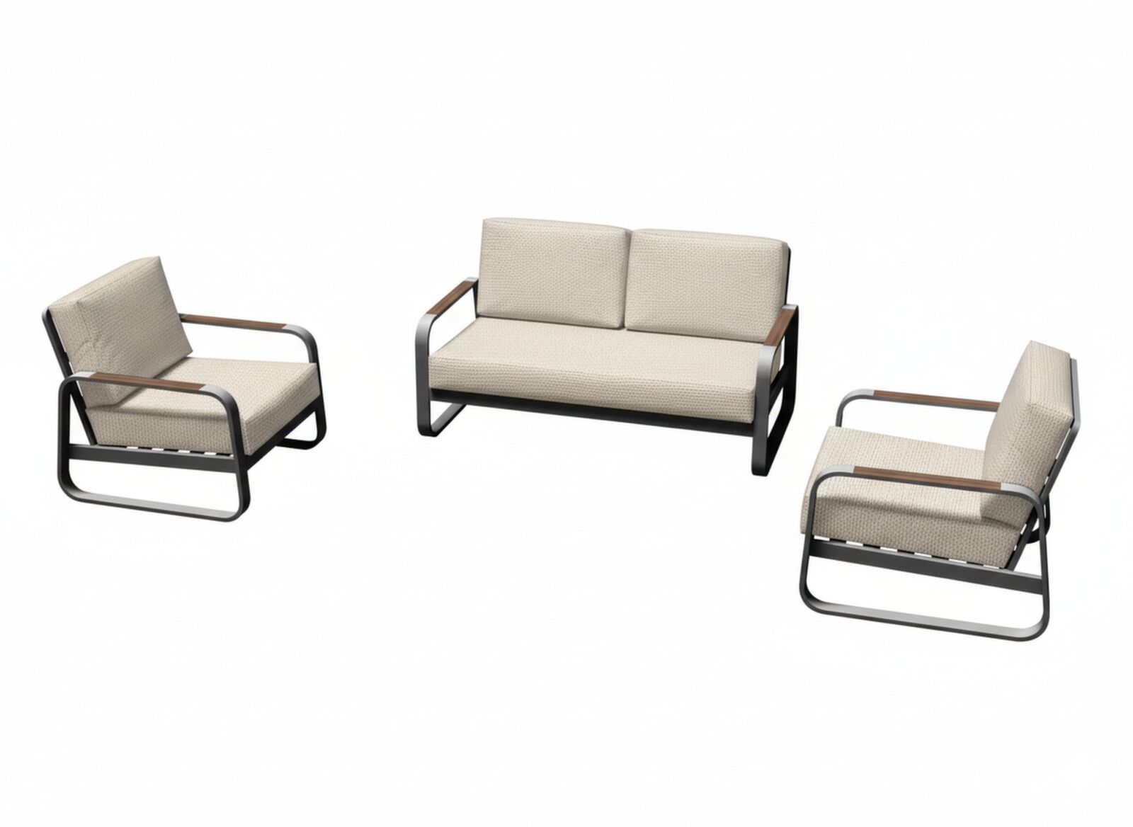 Ensemble détente Colibri (2 fauteuils + canapé 2 places)