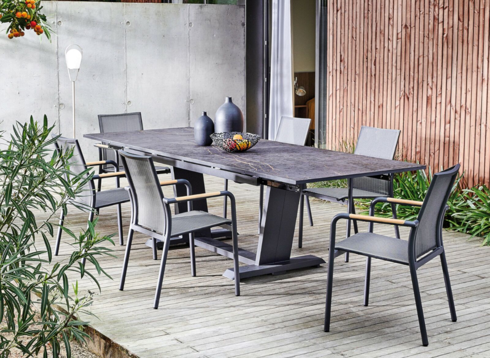 Table Amber 180/230/280 cm, plateau Dekton®