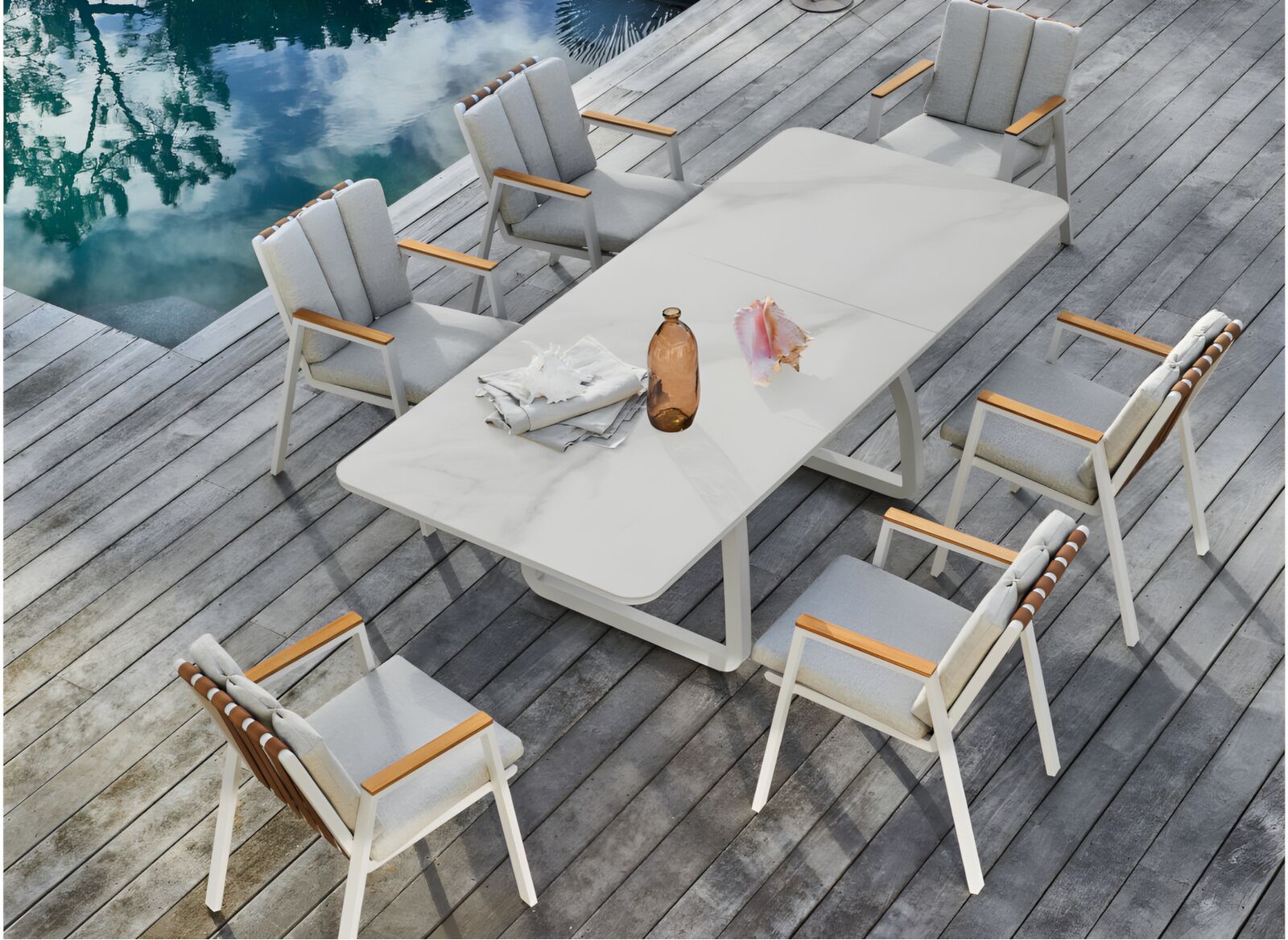 Table Ré 180/240 cm, plateau Kedra®