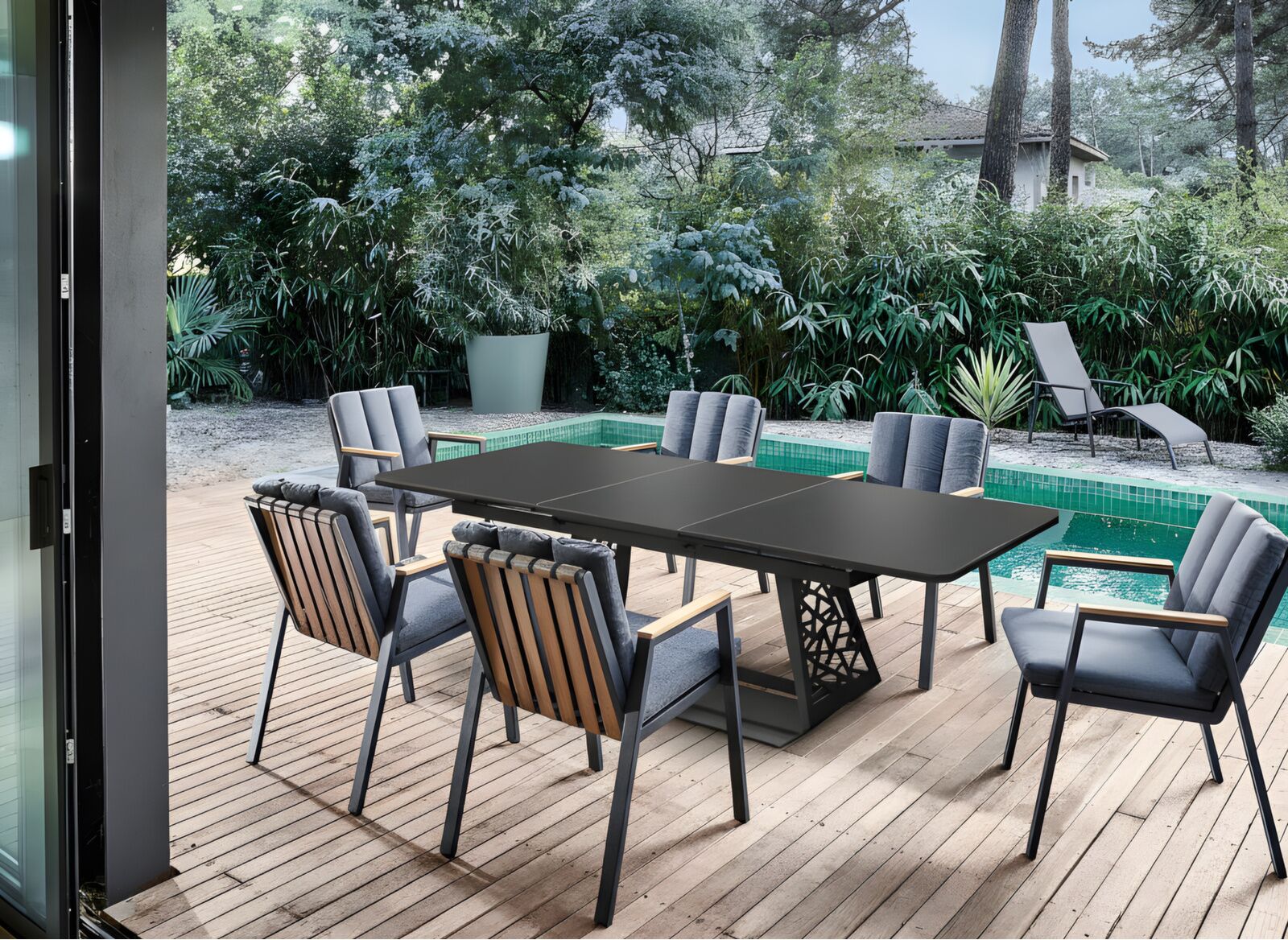 Table Ré 180/240 cm, plateau Kedra®