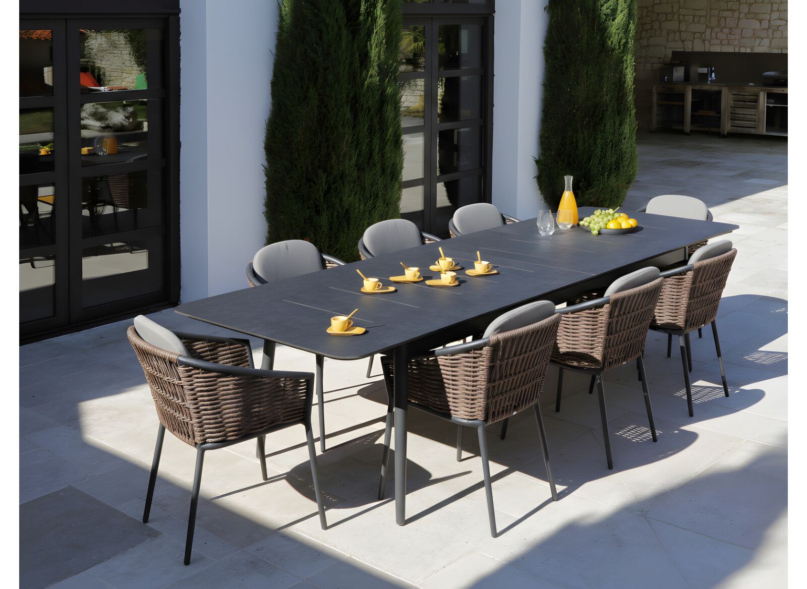 Table Dublin 200/250/300 cm, plateau Trespa®