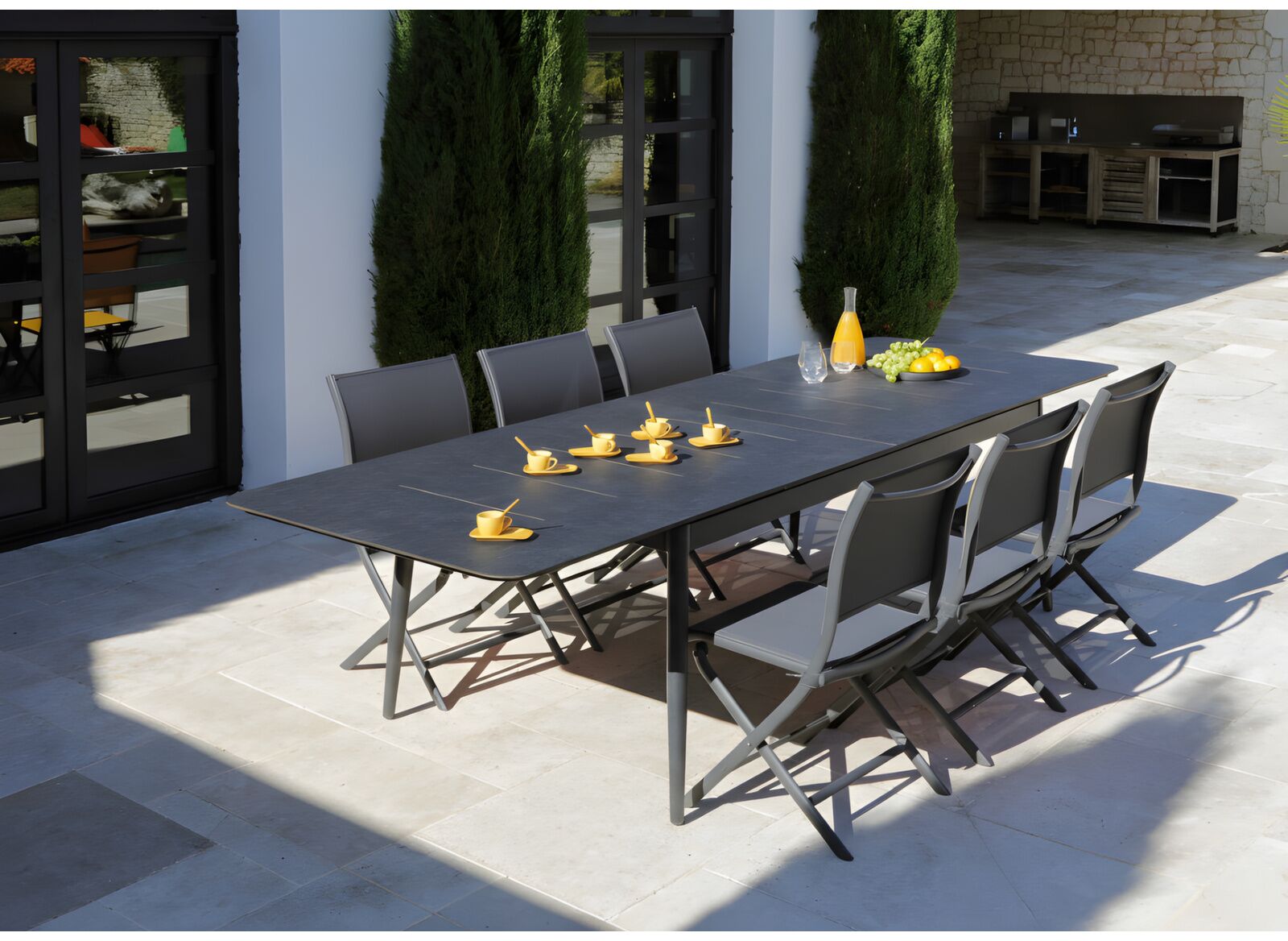 Table Dublin 200/250/300 cm, plateau Trespa®