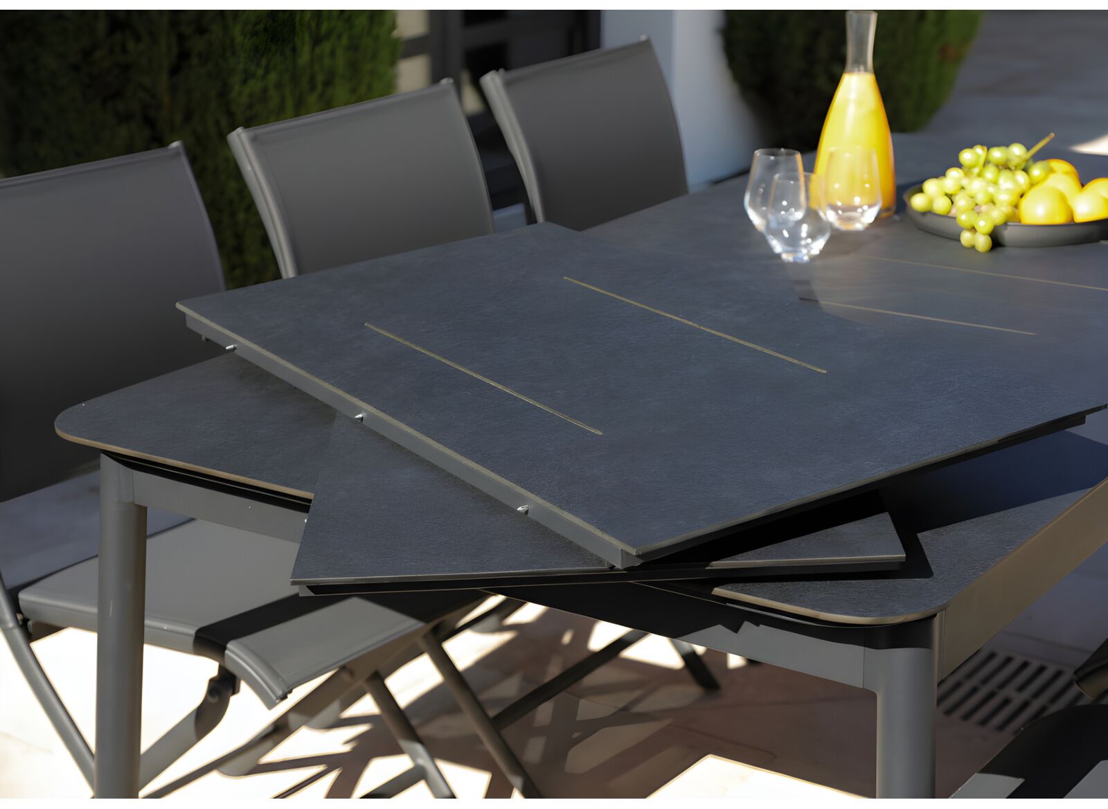 Table Dublin 200/250/300 cm, plateau Trespa®