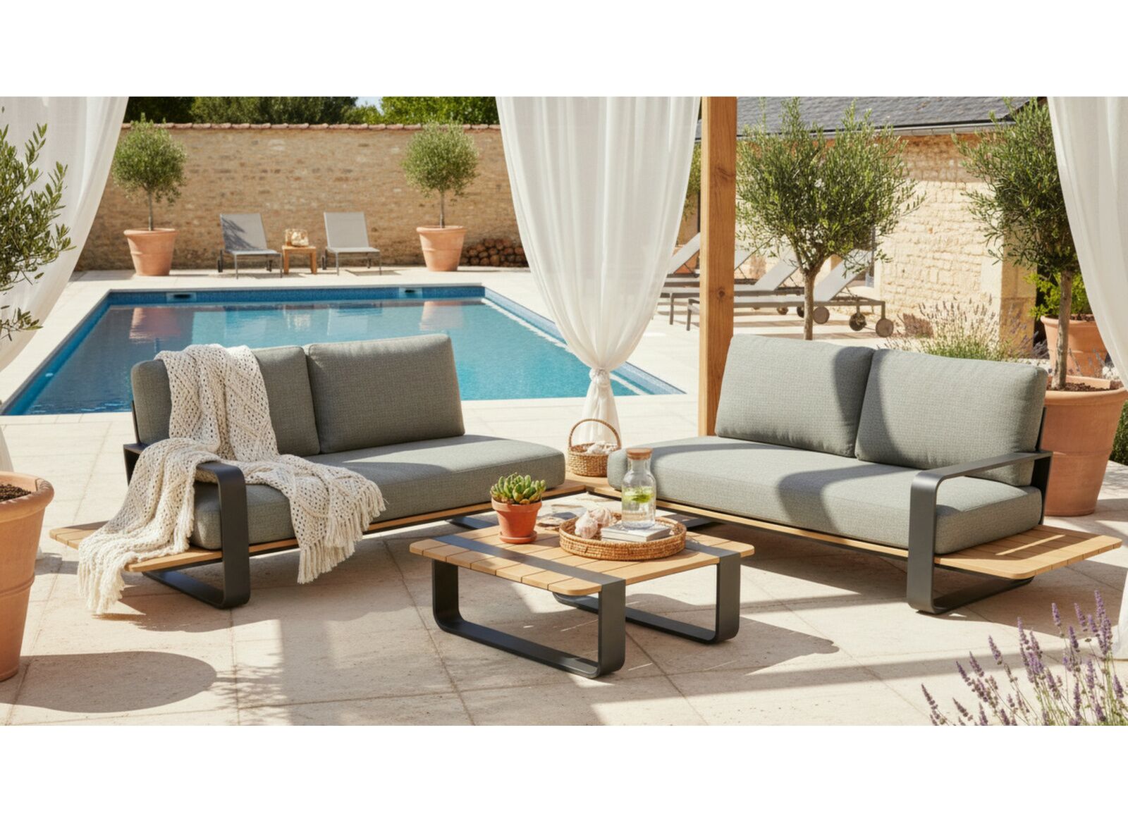 Table basse carrée Dox