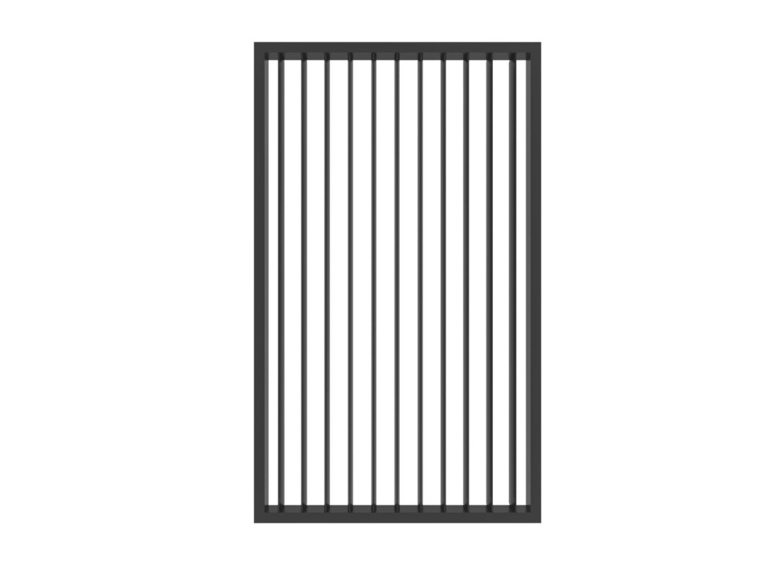 Claustra vertical côté 3 m pour pergola adossée