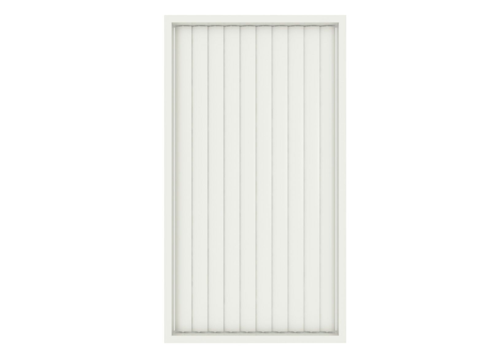 Claustra vertical côté 4 m pour pergola adossée