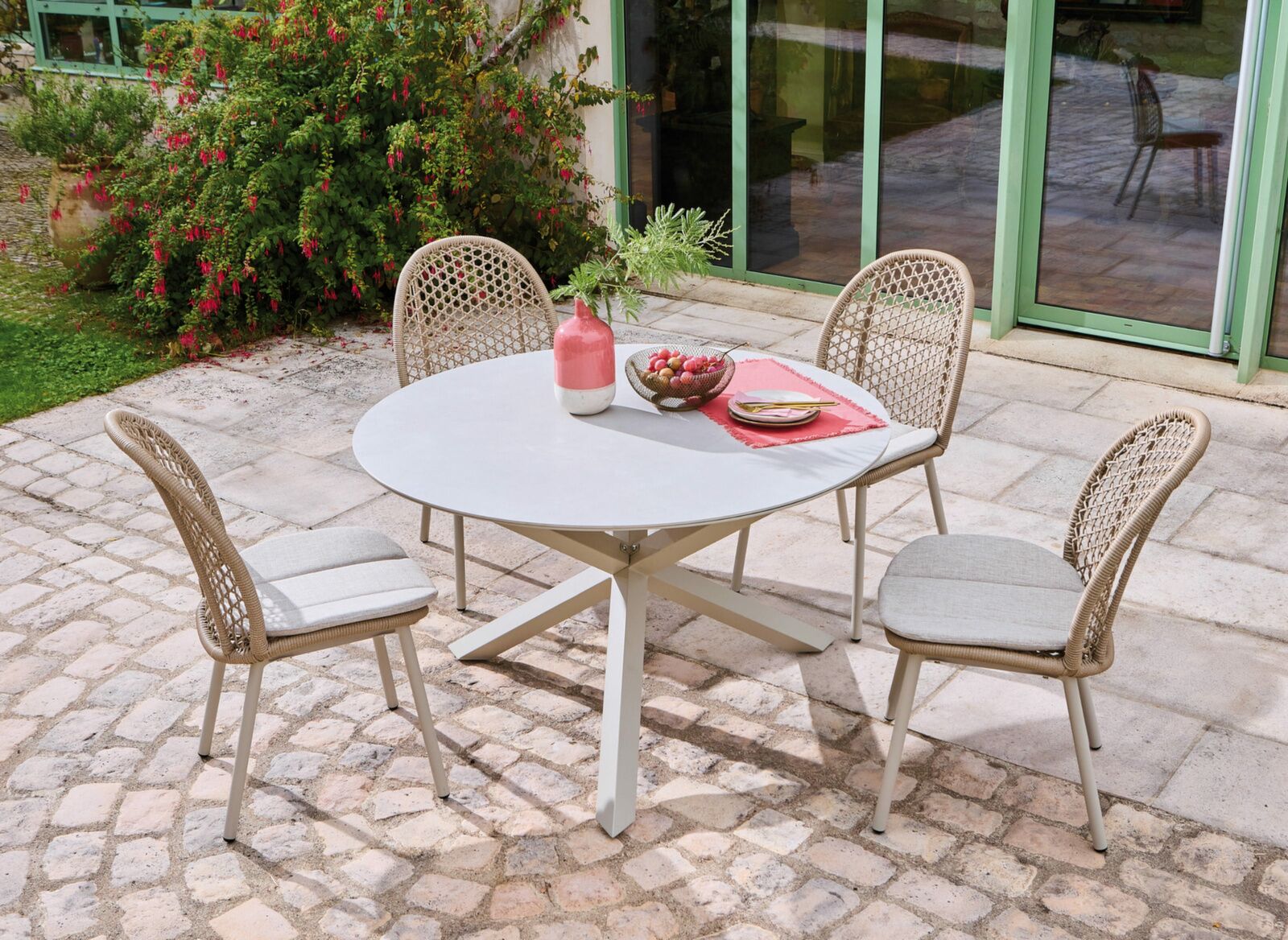 Table Rotonda ø 120 cm, plateau céramique