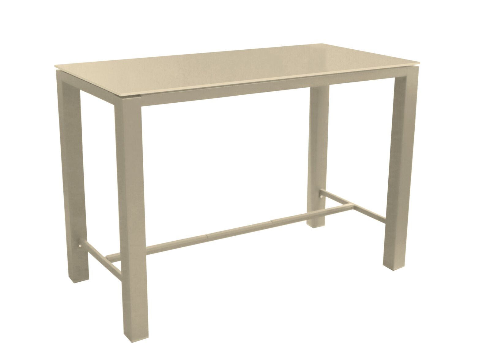 Table haute Chanéo, plateau céramique