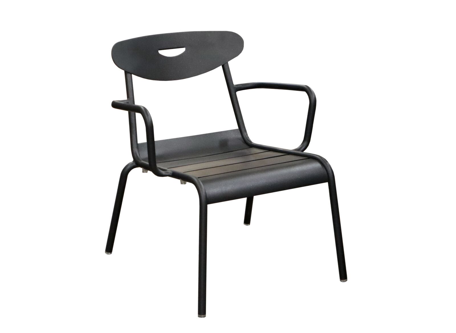 2 Fauteuils lounge Smiley Graphite achetés, une table RIO offerte