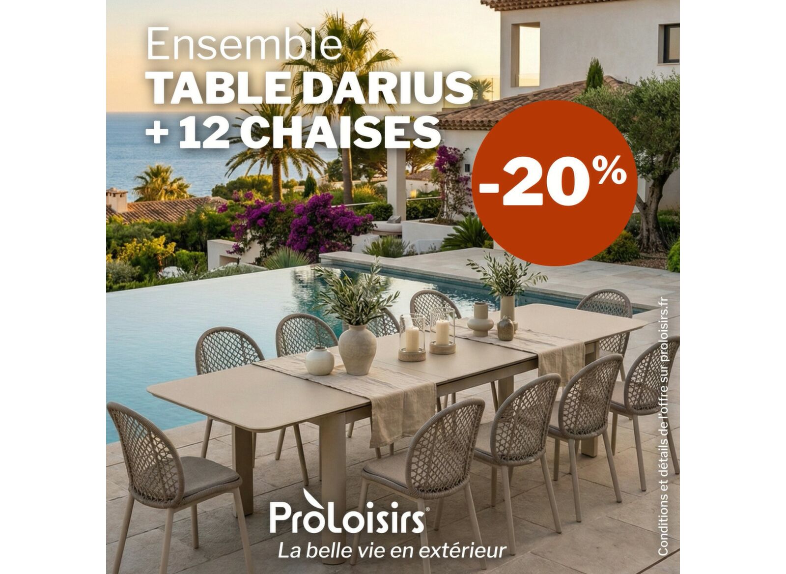 Offre Table Darius - Chaises Darius