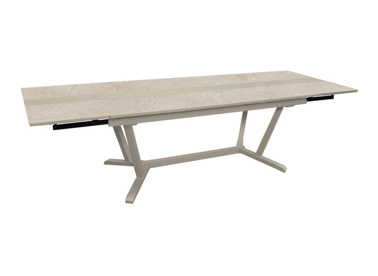 Table Galléo 150/200/250 cm, plateau HPL