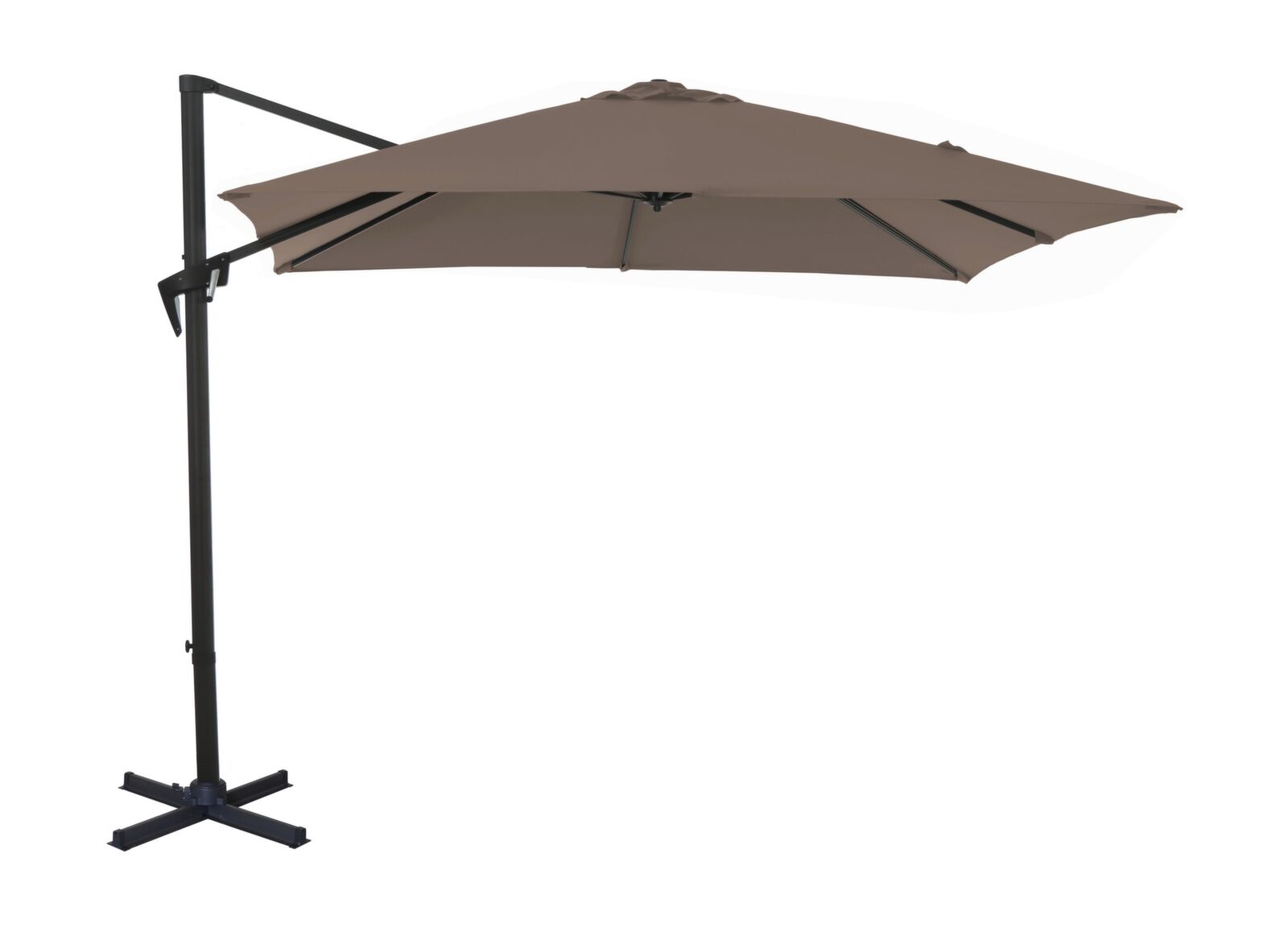 Parasol déporté Roma 2.5 x 2.5 m