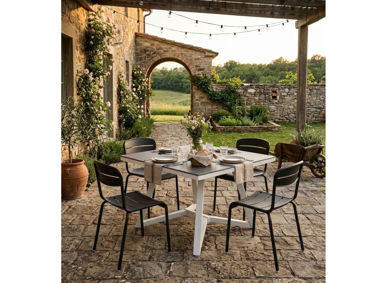 Ma table Agira 100 cm, plateau Kedra®