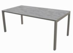 Table Soto fixe aluminium plateau stratifié - Alizé