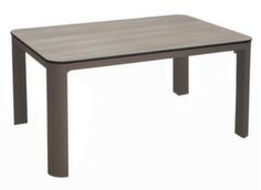 Table basse mi haute aluminium et plateau stratifié trespa - Proloisirs