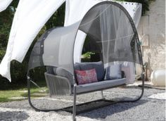 Balancelle coussins d'assise et dossier déhoussables - Proloisirs