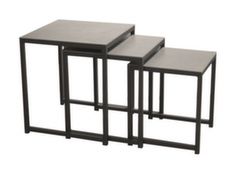 Lot de tables basses encastrables pour terrasse ou salon - Proloisirs