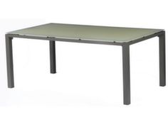 Table rectangle fixe plateau verre - Proloisirs