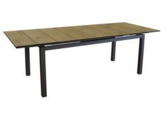 Table Hivaoa 180/240cm, plateau à lames HPL