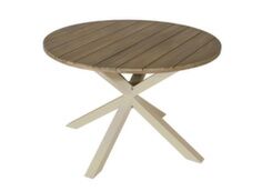 Table Oriane ø 112 cm, plateau acacia FSC®