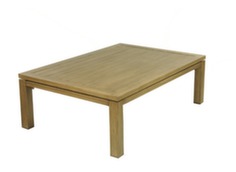 Table basse rectangulaire tout aluminium - Proloisirs