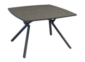 Table aluminium plateau résistant aux tâches patio balcon - Océo