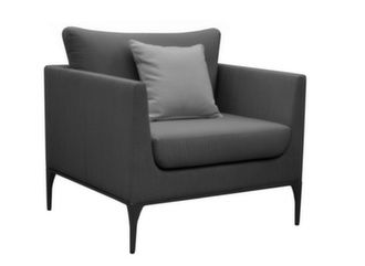 Fauteuil de jardin design et coussins acrylique - Proloisirs