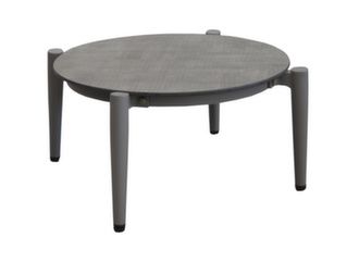 Table basse ronde design aluminium et plateau stratifié trespa - Océo