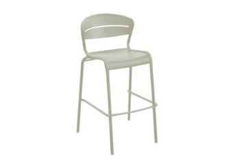 Chaise de bar design tout aluminium - Océo