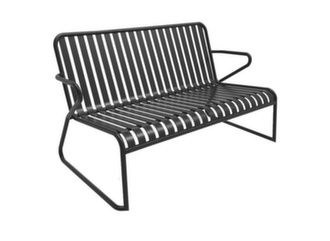 Canapé d'extérieur design tout aluminium - Proloisirs