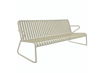 Canapé d'extérieur design tout aluminium - Proloisirs