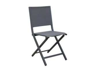 Chaise pliante aluminium et toile TPEP - Proloisirs