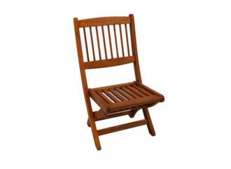 Chaise pliante en bois teck pour enfant - Proloisirs