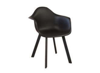 Fauteuil design pied aluminium coque résine - Proloisirs