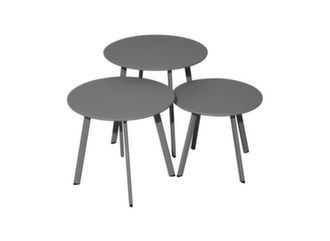 Lot de 3 tables basses Massaï
