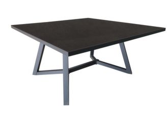 Table fixe pour intérieur extérieur plateau céramique - Océo