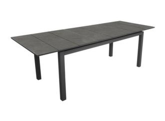 Table rectangle plateau à lames stratifié allonge auto élévatrice - Proloisirs