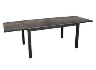 Table rectangle extensible Lisa 160/260 cm, plateau céramique Kedra® - Proloisirs