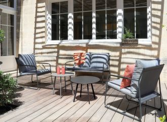 Set détente complet pour jardin terrasse - Alizé