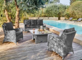 Ensemble détente Lilia (2 fauteuils + canapé 3 places)