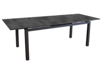 table alu extensible hpl gris 180 240