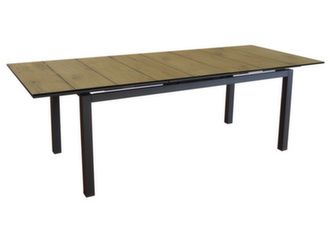 Table Hivaoa 180/240cm, plateau à lames HPL