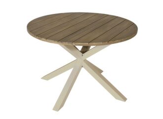 Table Oriane ø 112 cm, plateau acacia FSC®