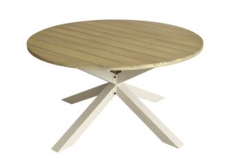 Table ronde Oriane 140 cm, plateau acacia FSC®