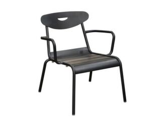 2 Fauteuils lounge Smiley Graphite achetés, une table RIO offerte